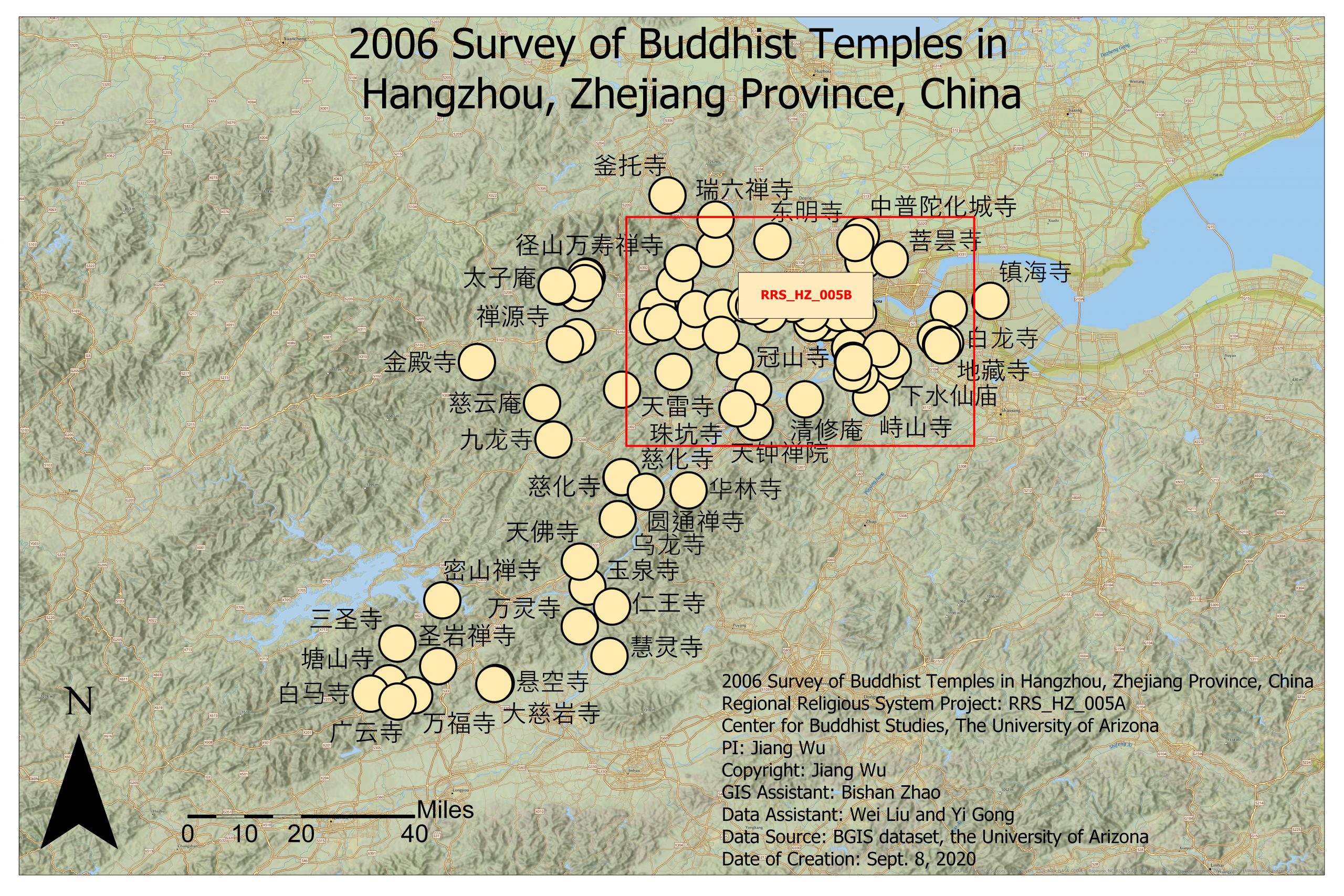 2006 Survey of Buddhist Temples in Hangzhou, Zhejiang Province, China
