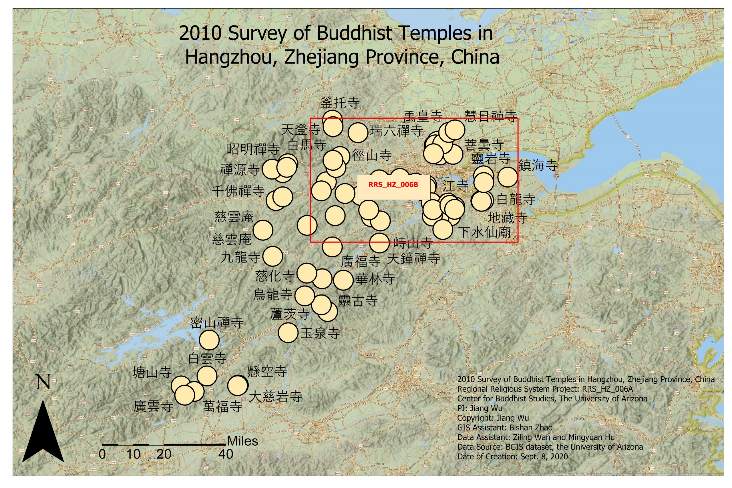 2010 Survey of Buddhist Temples in Hangzhou, Zhejiang Province, China