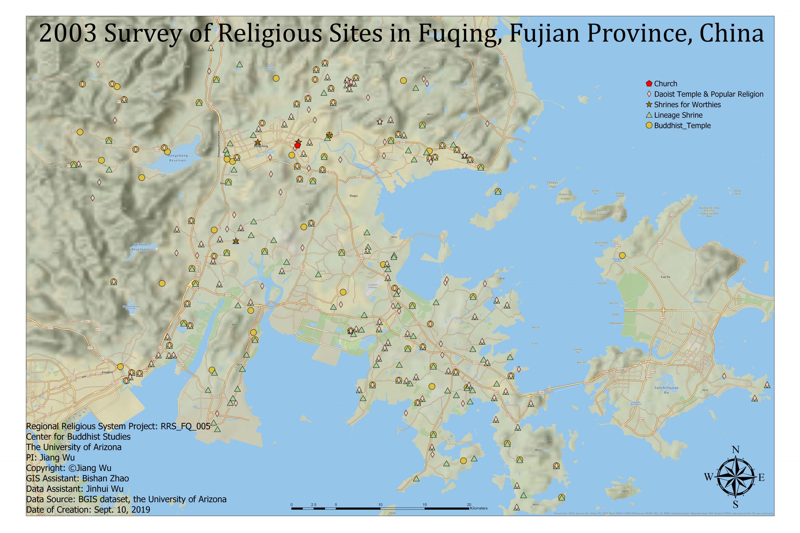 2003 Survey of Religious Sites in Fuqing, Fujian Province, China