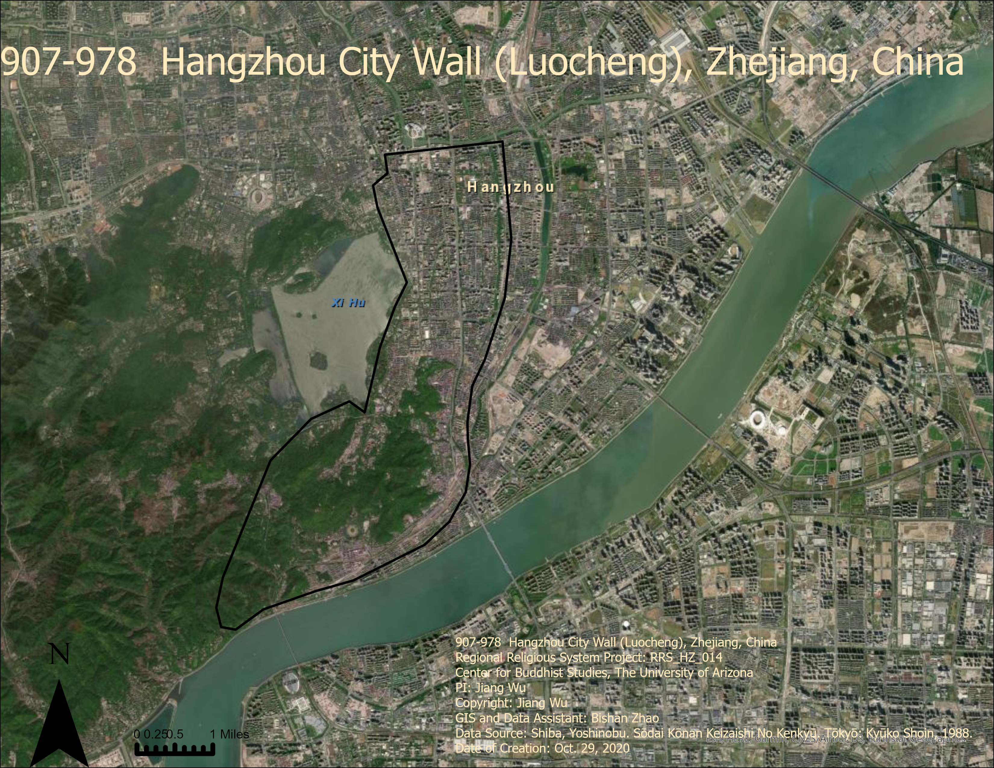 907-978  Hangzhou City Wall (Luocheng), Zhejiang, China