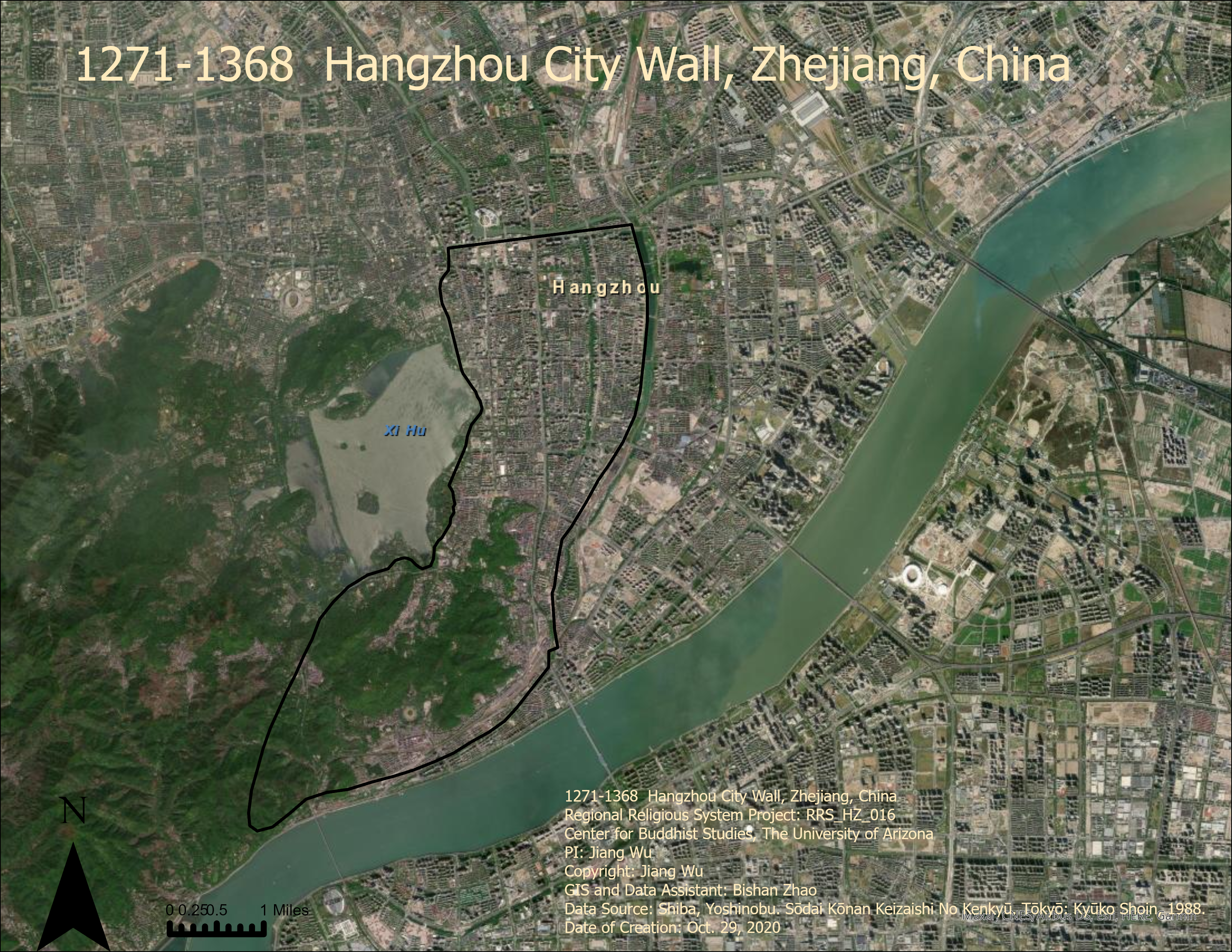 1271-1368  Hangzhou City Wall, Zhejiang, China